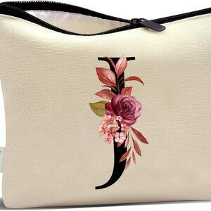 A-Z Personalized Makeup Bag, Birthday Gifts for Women Mom, Gifts for Best Friend